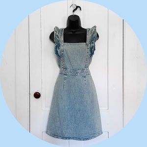 🌸 3/$15 Japna Denim Ruffle Dress